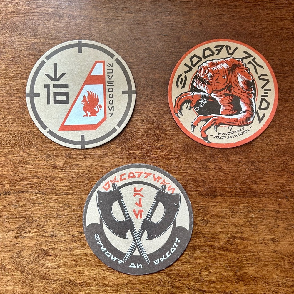 StarWars -Olga’s Cantina Coasters - Disneyland: Galaxy’s Edge
